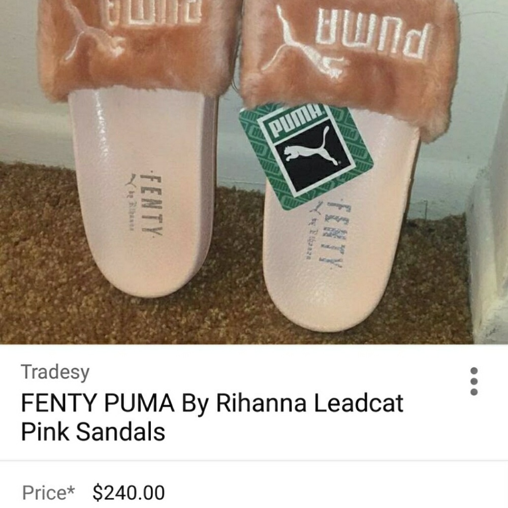 Fenity sliders by Rihanna!
